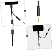 Shoamı SH016 3 İn 1 Lightning Aux 3.5 Mm Kulaklık Ve Şarj Çevirici - 3