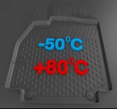 Opel Asta J Sedan 2009-2019 4.5D Sahler Paspas ve Rizline 3D Bagaj Havuzu Siyah thumbnail 4