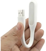 Usb Led Lamba Beyaz Renk Işık Portatif Taşınabilir Gece Lambası Masa Aydınlatma Kamp Pc - 5