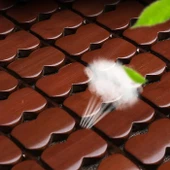 Polham 43x43 CM Terletmez Bambu Koltuk Minderi, Oto Koltuk, Ofis Koltuğu İçin Terlezmez Yapışmaz Minder - 2