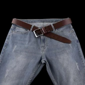 3 Adet Hakiki Deri Erkek Kemer 4,5 cm thumbnail 5