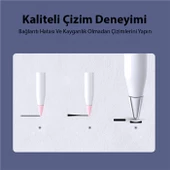Polham Dux Series 10 Adet Apple Pencil 1/2 İçin Renkli Yedek Kalem Ucu, Çizim İçin Sessiz Silikon Kalem Ucu - 2
