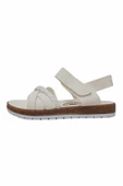 Şirin Genç Comfort Örğü Kız Çocuk Sandalet Beyaz - 2