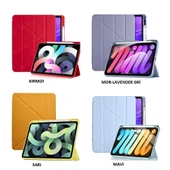 Apple iPad Pro 12.9 3. Nesil Kılıf Kalem Bölmeli Trifolding Case A1876 A2014 A1895 A1983 - 8