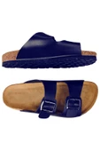 Gezer Erkek Terlik Yazlık İkili Toka Lacivert 14635 - 1