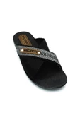 Gezer Erkek Halatlı Siyah Terlik Sokak Yazlık Siyah thumbnail 2