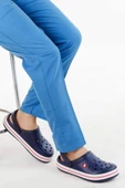 Akınal Bella Lacivert Unisex Sabo Terlik Hastane Terliği Lacivert-Beyaz - 1