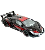 Şarjlı, Işıklı Kumandalı Spor Lamborghini, Farları Yanan Spor Araba 1:14 - 8