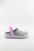 Akınal Bella Unisex Sabo Terlik Hastane Terliği Buz Gri-Pembe - 3