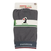 Büyük Beden Likralı Bambu Boxer / Gri - 1