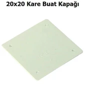 BUAT KAPAĞI PLASTİK 20X20 KARE ÇETSAN - 1