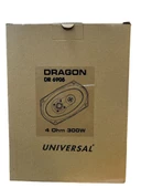 UNIVERSAL DRAGON 6905 ORJİNAL 300W 6X9 OVAL OTO HOPARLÖR 2 Lİ TAKIM - 4