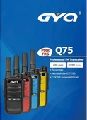 GYQQ75 GYQ Q75 15KM MENZİLLİ USB ŞARJLI TELSİZ 1 ADET - 1