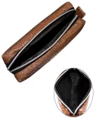 Yuga Makyaj Çantası Simli Bronz - 2