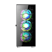 SNT ZEN 211-YG C6 Mid Tower Atx Gaming 4 x Argb Fanlar ve Kontroller Dahil Masaüstü Bilgisayar Kasası (POWER YOK) - 6