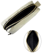 Yuga Makyaj Çantası Simli Sedef Beyaz - 2