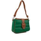 Levidor Yeşil Mıknatıs Kemerli Kadın Sportif Omuz Çantası thumbnail 1