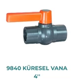 PVC Küresel Vana 4 Parmak - 1