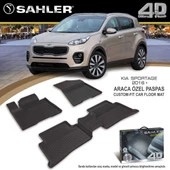 Sahler Kia Sportage 2016-2021  4.5D Havuzlu Paspas Siyah thumbnail 1