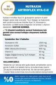Nutraxin Artroflex Hya C-II 90 Tablet - Glukozamin Kondroitin MSM Tip 2 Kolajen Hyalüronik Asit Vitamin C - 2