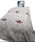 Merinos Fashion Çift Kişilik Vizon Battaniye (200x240)-Rose Bej - 1