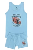 Erkek Çocuk Rugby Baskılı Atlet Boxer Takım 6051 BGL-ST03486 - 8