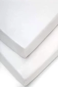 3 Adet Pamuklu ve Lastikli 60 x 120 x 15 cm Penye Bebek Çarşaf - 12