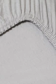 4 Adet Pamuklu ve Lastikli 60 x 120 x 15 cm Penye Bebek Çarşaf - 5