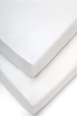4 Adet Pamuklu ve Lastikli 60 x 120 x 15 cm Penye Bebek Çarşaf - 2