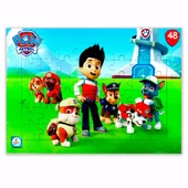 Paw Patrol Ryder ve Arkadaşları 2 li Puzzle Yapboz Set (24+48parça) - 3