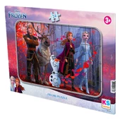 Frozen Elsa ve Maşa İle Koca Ayı  24 parça Frame Puzzle/Yapboz - 2
