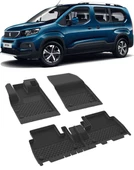 Sahler Peugeot Rifter 2019-2022  4.5D Havuzlu Paspas Siyah thumbnail 1