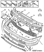 CITROEN XSARA II ÖN TAMPON ALT SPOYLER 7414.V9 - 1