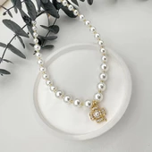 İncili Yonca Kolye - 3