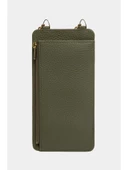 Grande Hakiki Deri Kadın Telefon Çantası Yeşil 2783 thumbnail 4