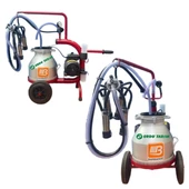 Bartech C20 Kuru Sistem Tek Sağım 20 lt Alüminyum Güğüm Süt Sağım Makinası - 3