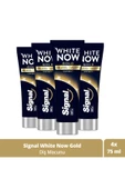 Signal White Now Gold Diş Macunu 75 ml 4 Adet - 1