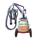 Bartech C20 Yağlı Sistem Tek Sağım 20 lt Alüminyum Güğüm Süt Sağım Makinası - 1