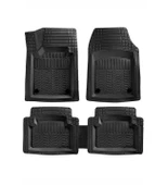 Renault Megane 2 2002-2009 Uyumlu Havuzlu Oto Paspas A+ Siyah - 1