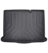 Ford Focus 5 Sedan İnce Stepneli Uyumlu Paspas Araca Özel Bagaj Havuzu MBS Bej thumbnail 2