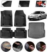 Renault Laguna 3 2007-2015 Uyumlu Paspas Araca Özel Bagaj Havuzu MBS Siyah thumbnail 1