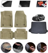 Audi Q2 2016-2025 Uyumlu Paspas Araca Özel Bagaj Havuzu MBS Bej thumbnail 1