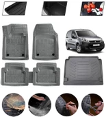 Peugeot Partner 1998-2008 Uyumlu Paspas Araca Özel Bagaj Havuzu MBS Gri thumbnail 1