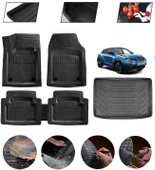 Nissan Juke 2021-2026 Ust Uyumlu Paspas Araca Özel Bagaj Havuzu MBS Siyah thumbnail 1