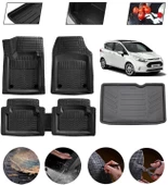 Ford B-Max Uyumlu Paspas Araca Özel Bagaj Havuzu MBS Siyah thumbnail 1