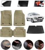 Hyundai Getz 2002 Sonrası Uyumlu Paspas Araca Özel Bagaj Havuzu MBS Bej thumbnail 1