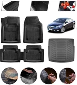 Opel Insignia 2008-2016 Sport Tourer Uyumlu Paspas Araca Özel Bagaj Havuzu MBS Siyah thumbnail 1