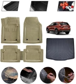 Ford Kuga 2019-2025 Uyumlu Paspas Araca Özel Bagaj Havuzu MBS Bej thumbnail 1