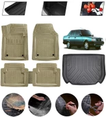 Tofaş Şahin Uyumlu Paspas Araca Özel Bagaj Havuzu MBS Bej thumbnail 1