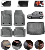 Fiat Fiorino 2007-2017 Uyumlu Paspas Araca Özel Bagaj Havuzu MBS Gri thumbnail 1